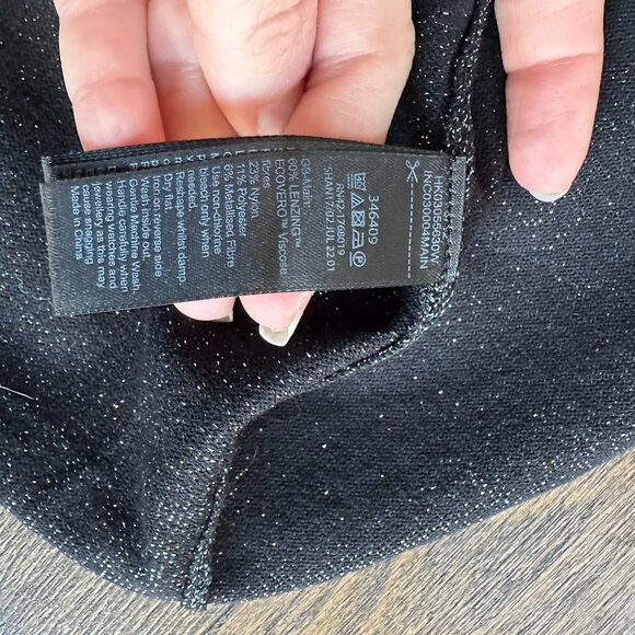 Monsoon Green Sparkly Twist Front Plus Size Party Dress - Picture 4 of 4